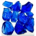 Calle Recycled Chunky Glass Blue - Medium - 0.5-1 in. - 1 lbs CA2756131